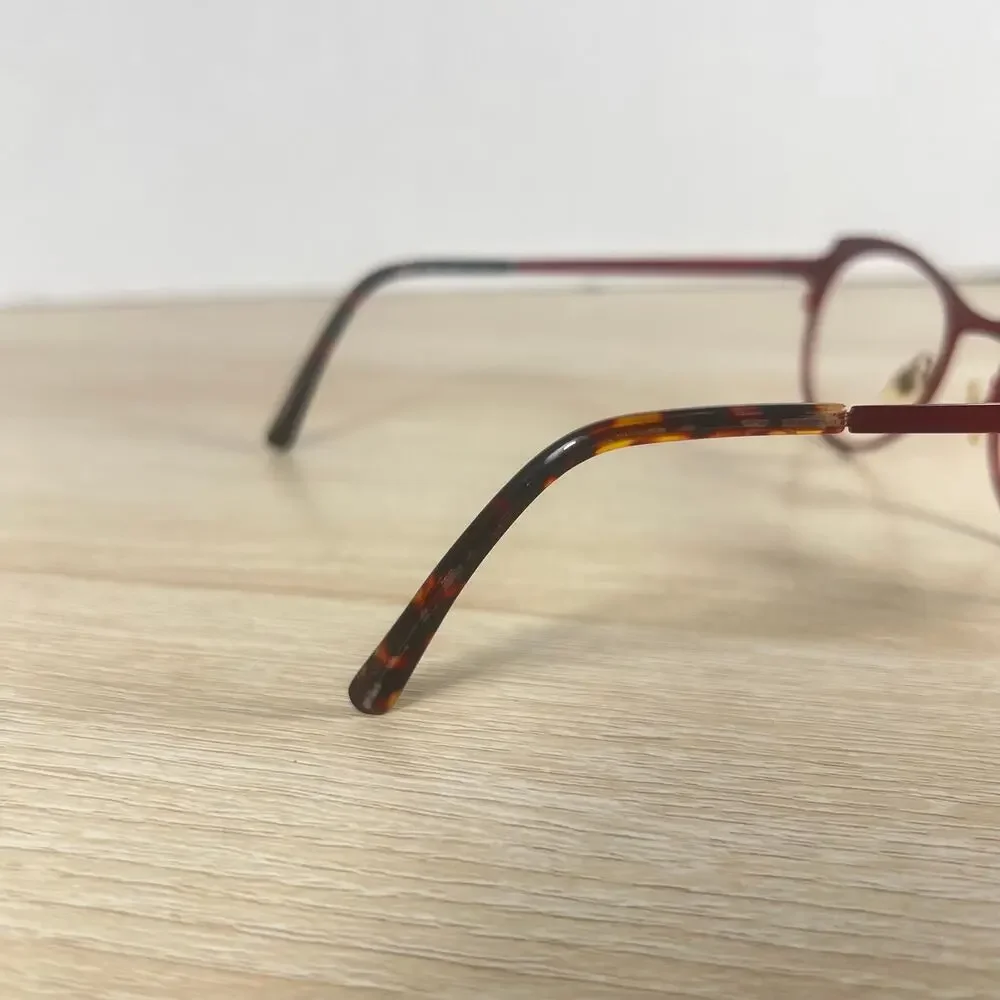 JF Rey JF2757 3000 Red Black Eyeglasses READ DESC 48-18-143 Frames Only